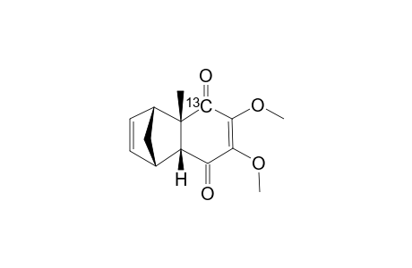 (5-C-13)-(1-ALPHA,4-ALPHA,4-ALPHA/BETA,8-ALPHA/BETA)-1,4,4A,8A-TETRAHYDRO-6,7-DIMETHOXY-4A-METHYL-1,4-METHANONAPHTHALENE-5,8-DIONE