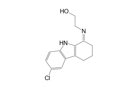 2-{[(1Z)-6-chloro-2,3,4,9-tetrahydro-1H-carbazol-1-ylidene]amino}ethanol