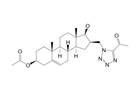 3-BETA-ACETOXY-16-BETA-(5-ACETYL-1H-TETRAZOL-1-YLMETHYL)-ANDROST-5-EN-17-BETA-OL