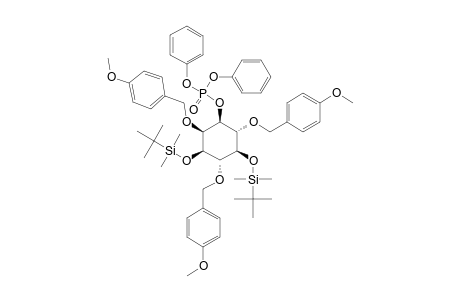 3,5-O-BIS-(TERT.-BUTYLDIMETHYLSILYL)-1-O-DIPHENYLPHOSPHATE-2,4,6-O-TRI-PARA-METHOXYBENZYL-D-MYO-INOSITOL