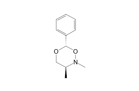 TRANS-(3SR,6SR)-2,3-DIMETHYL-6-PHENYL-1,5,2-DIOXAZINANE