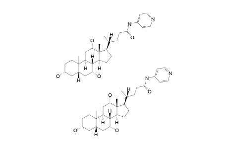 3-ALPHA,7-ALPHA,12-ALPHA-TRIHYDROXY-5-BETA-CHOLAN-24-OIC-N-(PYRIDIN-4-YL)-AMIDE-ANHYDROUS-FORM