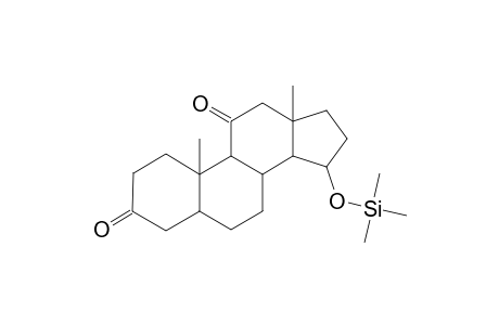 5.ALPHA.-ANDROSTAN-15.ALPHA.-OL-3,11-DIONE(15.ALPHA.-TRIMETHYLSILYL ETHER)