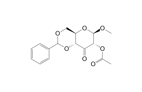 Acetic acid, (8-methoxy-10-oxo-3-phenyl-2,4,7-trioxabicyclo[4.4.0]decan-9-yl) ester