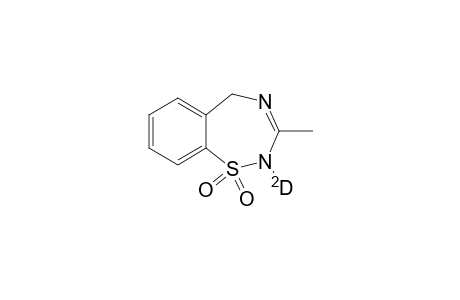 3-Methyl-4-deutero-5-hydro-1,2,4-benzothiadiazepine-1,1-dioxide