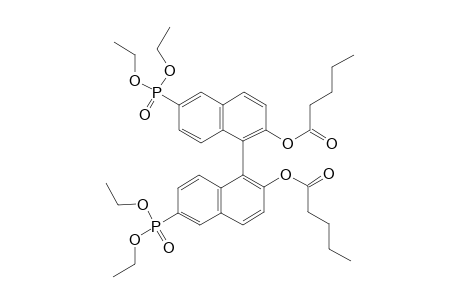 6,6'-BIS-(DIETHOXYPHOSPHORYL)-1,1'-BINAPHTHALENE-2,2'-DIYLDIPENTANOATE