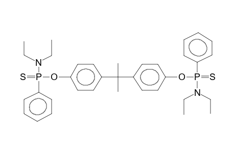 2,2-BIS[4-(N,N-DIETHYLAMINOPHENYLTHIOPHOSPHORYLOXY)PHENYL]PROPANE