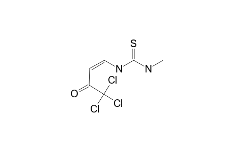 1-METHYL-3-(4,4,4-TRICHLORO-3-OXO-1-BUTENYL)-THIOUREA;Z-ISOMER