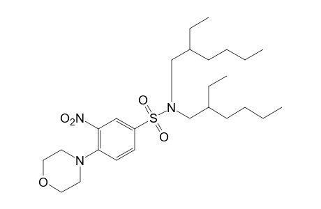 N,N-bis(2-ethylhexyl)-4-morpholino-3-nitrobenzenesulfonamide