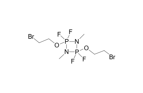 1,3,2,4-Diazadiphosphetidine, 2,4-bis(2-bromoethoxy)-2,2,4,4-tetrafluoro-2,2,4,4-tetrahydro-1,3-dimethyl-