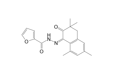 2-furoic acid, (3,4-dihydro-2-oxo-3,3,6,8-tetramethyl-1(2H)-naphthylidene)hydrazide