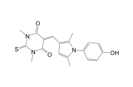 5-{[1-(4-hydroxyphenyl)-2,5-dimethyl-1H-pyrrol-3-yl]methylene}-1,3-dimethyl-2-thioxodihydro-4,6(1H,5H)-pyrimidinedione