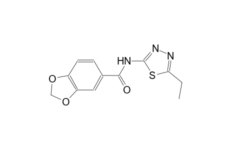 N-(5-ethyl-1,3,4-thiadiazol-2-yl)-1,3-benzodioxole-5-carboxamide