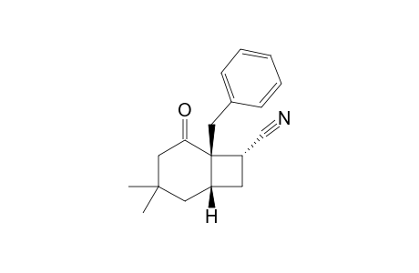 1-ALPHA,6-ALPHA-6-BENZYL-3,3-DIMETHYL-5-OXOBICYCLO-[4.2.0]-OCTANE-7-ENDO-CARBONITRILE