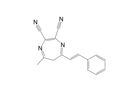 2,3-Dicyano-5-methyl-7-styryl-6H-1,4-diazepine