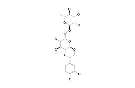 SUSPENSASIDE-C;1',2'-(BETA-3,4-DIHYDROXYPHENYL-ALPHA,BETA-DIOXOETHANOL)-O-ALPHA-L-RHAMNOPYRANOSYL-(1->6)-BETA-D-GLUCOPYRANOSIDE