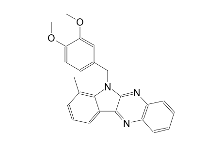 6-(3,4-dimethoxybenzyl)-7-methyl-6H-indolo[2,3-b]quinoxaline