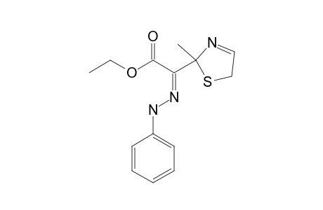 (2-(2-METHYL-2,5-DIHYDRO-1,3-THIAZOL-2-YL)-2-PHENYLHYDRAZONO-ACETIC-ACID,ETHYLESTER