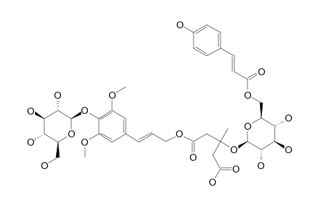 CODONOSIDE-A;6'''-(TRANS)-PARA-COUMAROYL-TANGSHENOSIDE-I