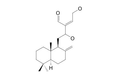 12-XI,15-DIHYDROXY-LABDA-8(17)-13-DIEN-16-AL-[E]