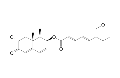 DENDRYPHIELLIN-D;(+)-(1R*,2S*,7R*,8AS*)-1,2,6,7,8,8A-HEXAHYDRO-7-HYDROXY-1,8A-DIMETHYL-6-OXONAPHTHALEN-2-YL-(6R*,2E,4E)-6-(HYROXYMETHYL)-OCTA-2,4-DIENOATE;COMP