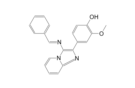 2-Methoxy-4-(3-{[(E)-phenylmethylidene]amino}imidazo[1,2-a]pyridin-2-yl)phenol