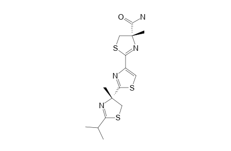 (4R)-4-[4'-[(4''R)-4''-AMINOCARBONYL-4''-METHYL-4'',5''-DIHYDROTHIAZOL-2''-YL)-THIAZOL-2'-YL]-2-ISOPROPYL-4-METHYL-4,5-DIHYDROTHIAZOLE