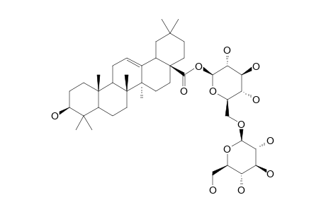 28-O-[GLUCOPYRANOSYL-(1->6)-GLUCOPYRANOSYL]-OLEANOLIC-ACID-ESTER