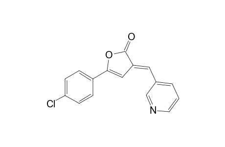 5-(4-Chlorophenyl)-3-(3-pyridinylmethylene)-2(3H)-furanone