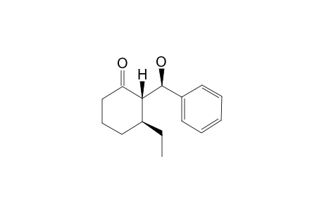 THREO-(2R*,3R*)-3-ETHYL-2-[(R*)-HYDROXY-(PHENYL)-METHYL]-CYCLOHEXANONE;THREO-ISOMER