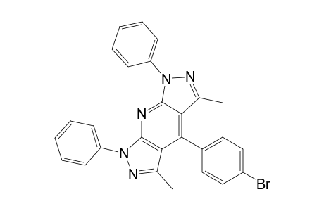 4-(4-BROMOPHENYL)-3,5-DIMETHYL-1,7-DIPHENYL-1H,7H-BISPYRAZOLO-[3,4-B:4',3'-E]-PYRIDINE