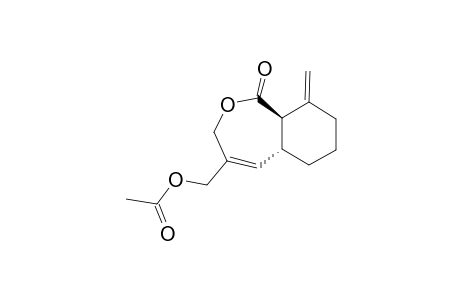 (5AS,9AS)-1,3,5A,6,7,8,9,9A-OCTAHYDRO-4-ACETOXYMETHYL-9-METHYLEN-2-BENZOXEPIN-1-ONE