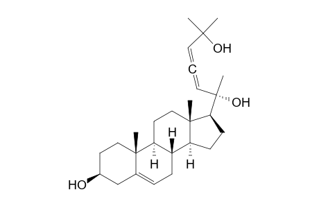 (20S,22,23R)-cholesta-5,22,23-triene-3.beta.,20,25-triol