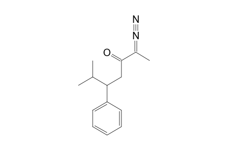 2-Diazo-5-phenyl-6-methylheptan-3-one