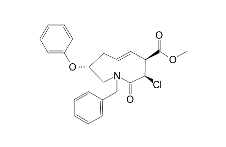 (PS)-(E)-(3R,4S,8R)-N-BENZYL-3-CHLORO-4-METHOXYCARBONYL-8-(PHENOXY)-2,3,4,7,8,9-HEXAHYDRO-1H-AZONIN-2-ONE;AMIDE-CONFORMATION-A