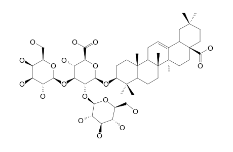 3-O-BETA-[GLUCOPYRANOSYL-(1->2)-[GALACTOPYRANOSYL-(1->3)]-GLUCURONOPYRANOSYL]-OLEANOLIC-ACID