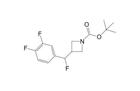 tert-butyl 3-[(3,4-difluorophenyl)(fluoro)methyl]azetidine-1-carboxylate