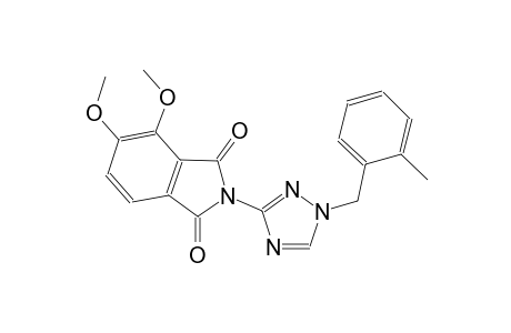 4,5-dimethoxy-2-[1-(2-methylbenzyl)-1H-1,2,4-triazol-3-yl]-1H-isoindole-1,3(2H)-dione