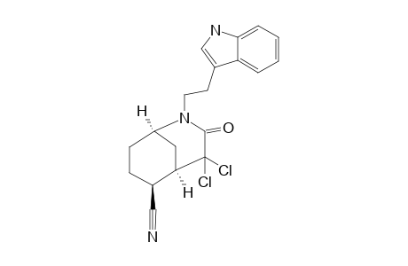 4,4-DICHLORO-6-CYANO-2-[3-(INDOLYL)-ETHYL]-2-AZABICYCLO-[3.3.1]-NONAN-3-ONE