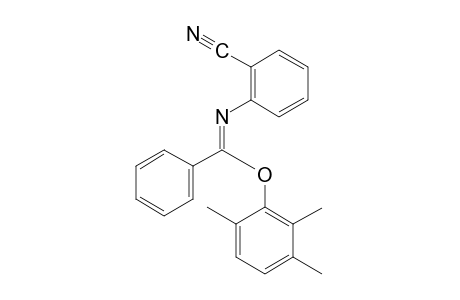 N-(cyanophenyl)benzimidic acid, 2,3,6-trimethylphenyl ester