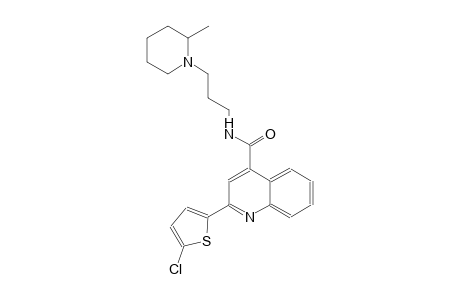 2-(5-chloro-2-thienyl)-N-[3-(2-methyl-1-piperidinyl)propyl]-4-quinolinecarboxamide