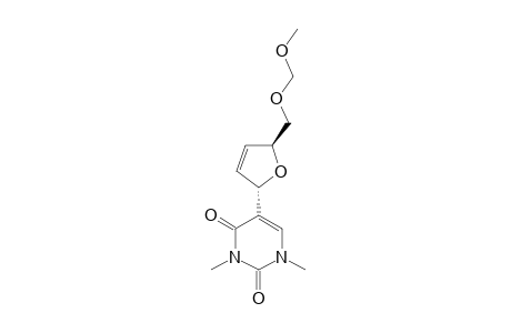 (2'S)-TRANS-5-[2',5'-DIHYDRO-5'-[(METHOXYMETHOXY)-METHYL]-2'-FURANYL]-1,3-DIMETHYL-2,4-PYRIMIDINDION