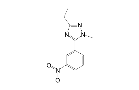 5-(3-NITROPHENYL)-3-ETHYL-1-METHYL-1H-1,2,4-TRIAZOLE