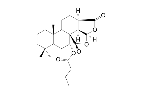 (-)-7-ALPHA-BUTYROXY-17-BETA-HYDROXY-15-BETA,17-EPOXYSPONGIAN-16-ONE;APLYROSEOL-1