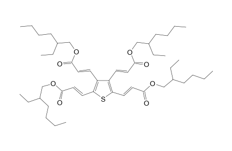 (2E,2'E,2''E,2'''E)-Tetrakis(2-ethylhexyl) 3,3',3'',3'''-(thiophene-2,3,4,5-tetrayl)tetraacrylate