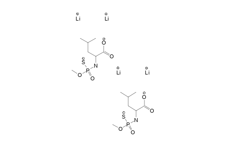 N-(O-METHYLPHOSPHOROTHIOYL)-LEUCINE-DILITIUM-SALT