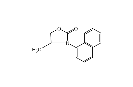 4-methyl-3-(1-naphthyl)-2-oxazolidinone