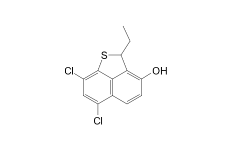 2H-Naphtho[1,8-bc]thiophene-3-ol, 6,8-dichloro-2-ethyl-