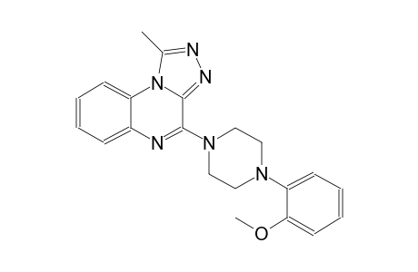 4-[4-(2-methoxyphenyl)-1-piperazinyl]-1-methyl[1,2,4]triazolo[4,3-a]quinoxaline