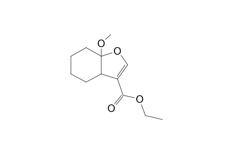 7A-METHOXY-3A,4,6,7,7A-HEXAHYDRO-BENZOFURAN-3-CARBOXYLIC-ACID,ETHYLESTER